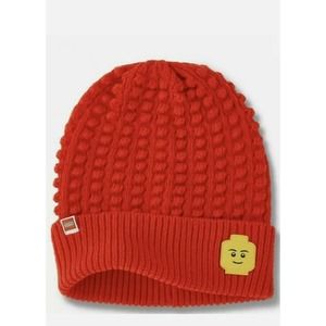 Adult LEGO Minifigure Patch Beanie Hat - LEGO® Collection x Target Red